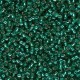 Miyuki rocailles kralen 11/0 - Emerald silver lined 11-17